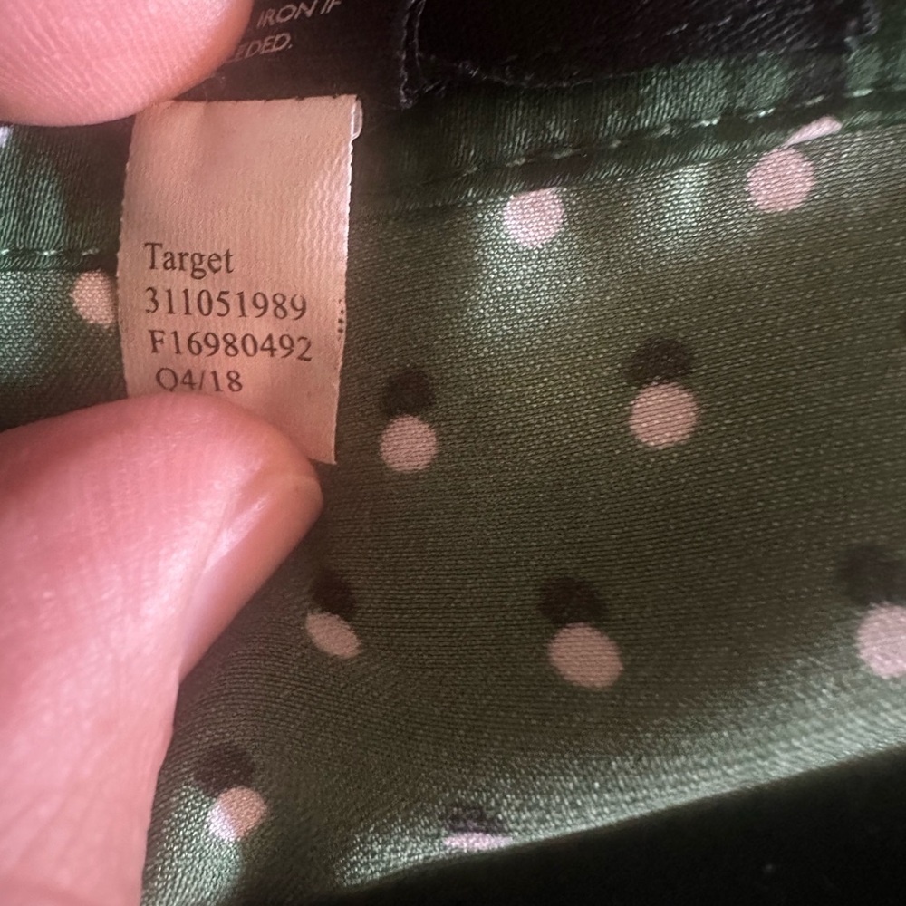 Who What Wear Green Patterned Dot Button Up Maxi Skirt size 16 - Picture 6 of 7